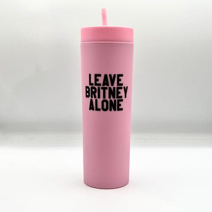 Leave Britney Alone Slim Tumbler