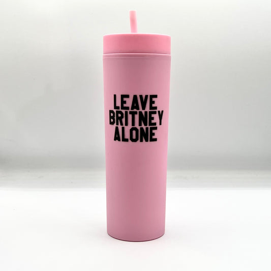 Leave Britney Alone Slim Tumbler