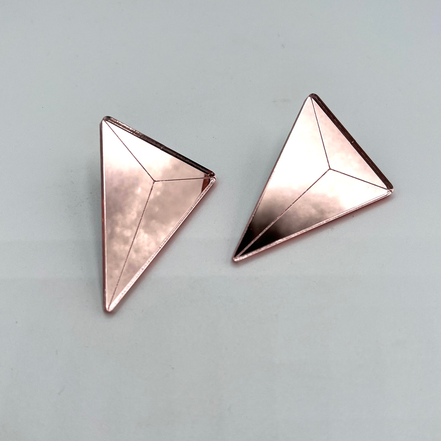 80s Spike Earrings - Pink