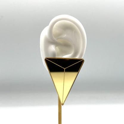 80s Spike Earrings - Gold