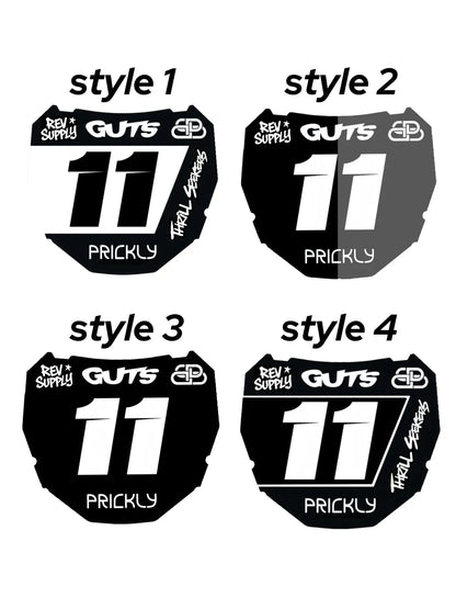 Custom ODI plate decal
