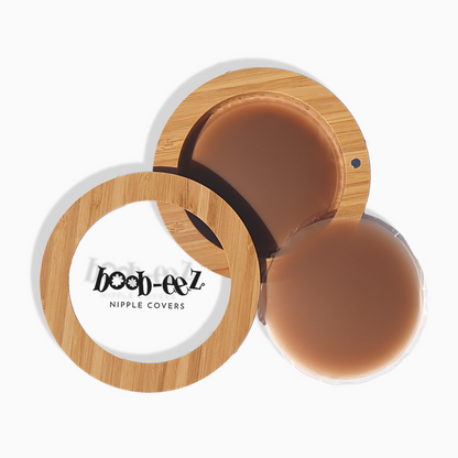 LUXE COMBO - Bamboo Compact + "Headlight" Hiders Nipple Covers