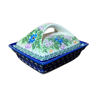 Lavender Box Butter Dish