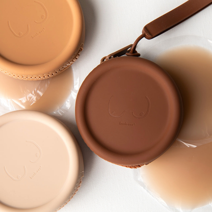 Limited Edition Deluxe Duo in White - Medium Nude Nipple Covers