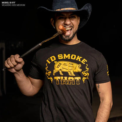 Men's I'd Smoke That Tee - Black