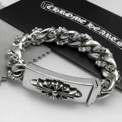 Retro domineering bracelet hip-hop personality men's cross bracelet