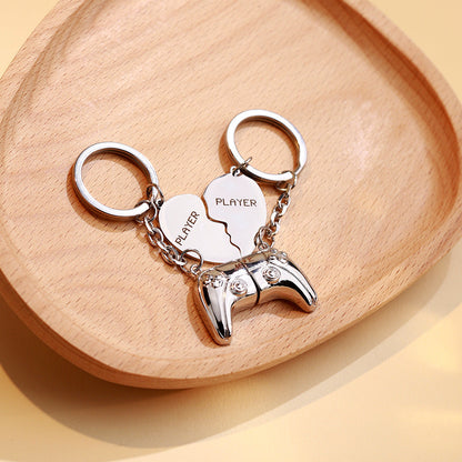 Heart engraved handle keychain Valentine's Day gift