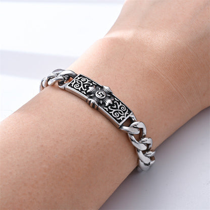 Stainless steel hip-hop thick chain