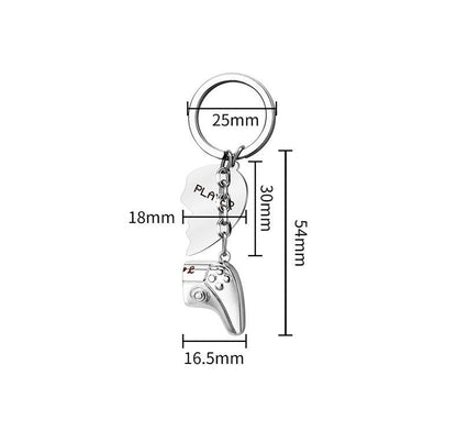 Heart engraved handle keychain Valentine's Day gift