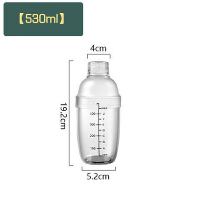 Plastic Drink Shaker – Leakproof Mixer for Bar or Boba Drinks