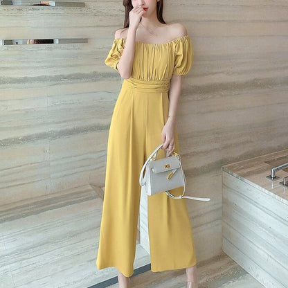 2022 Women's Jumpsuit Rompers Long Wide Leg Sexy Pants for Women Summer