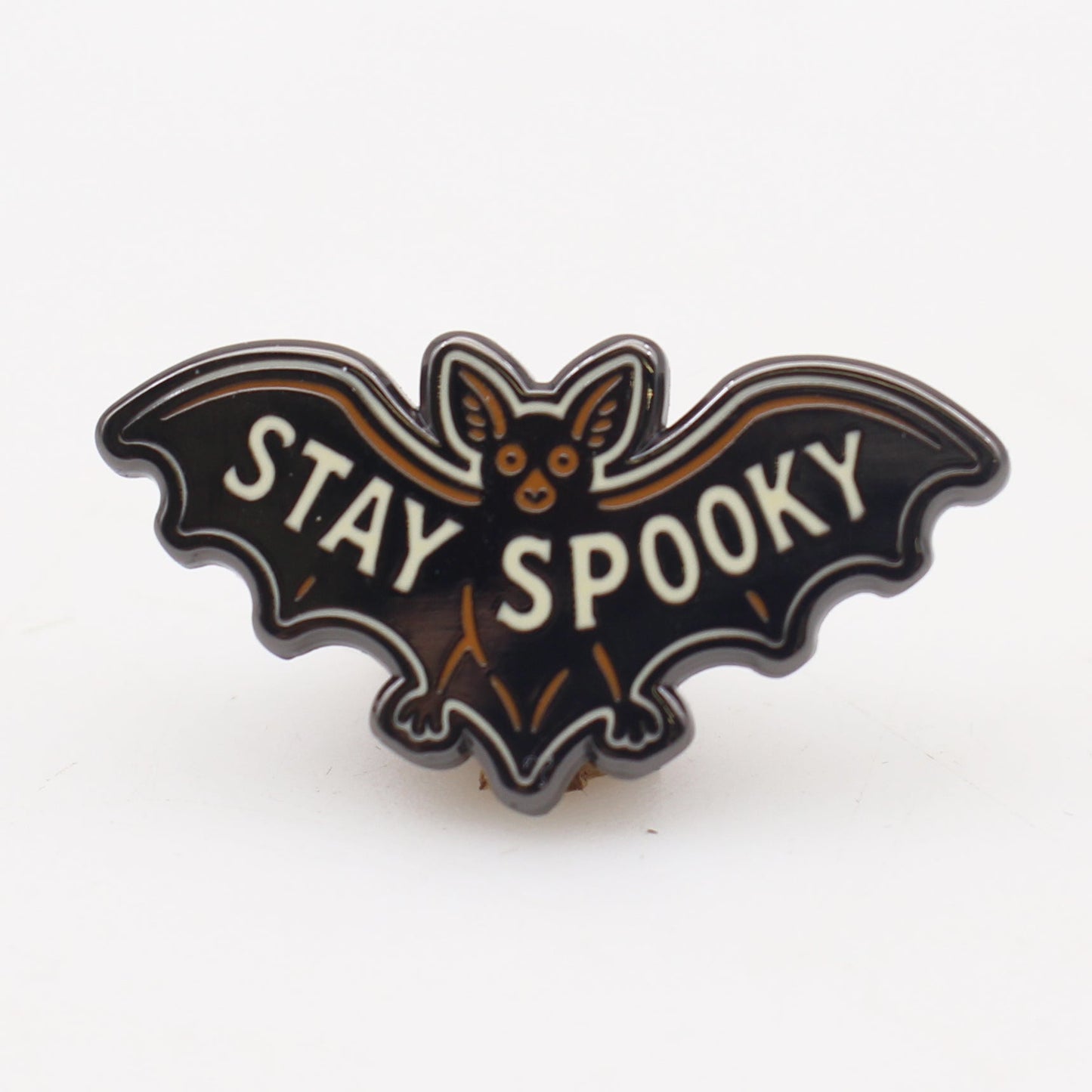 Stay Spooky Bat Enamel