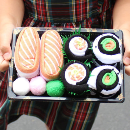 Sushi Socks Gift Box – 3 Pairs of Fun Novelty Socks for All