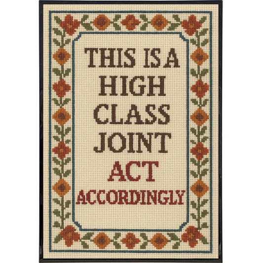 This is a High Class Joint Poster Print