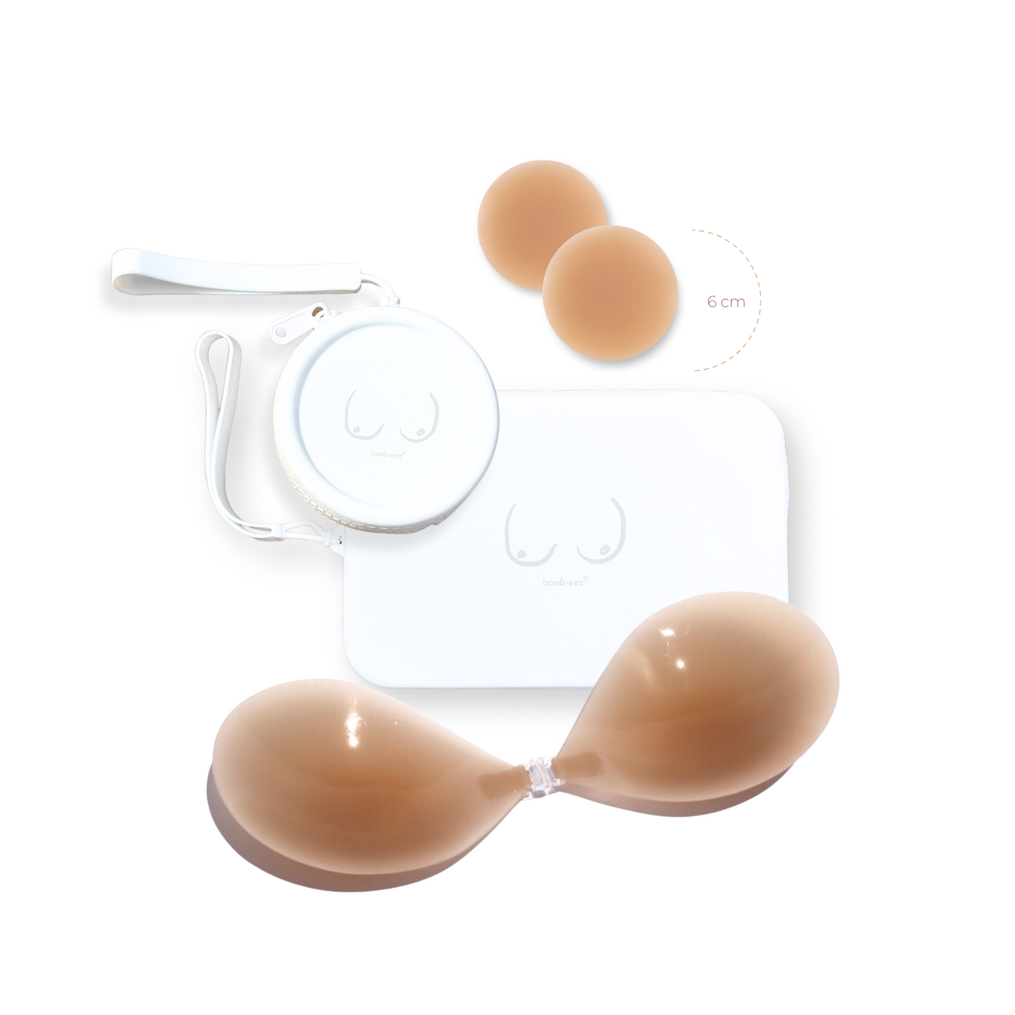 Limited Edition White Basics Bundle - Medium Nude Nipple Covers
