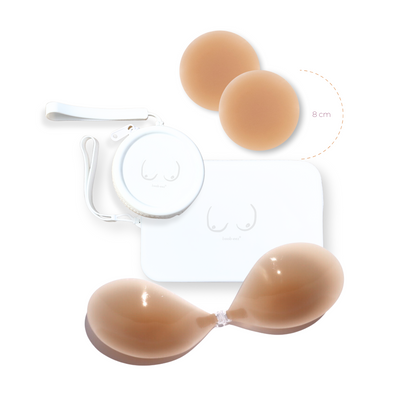 Limited Edition White Basics Bundle - Medium Nude Nipple Covers