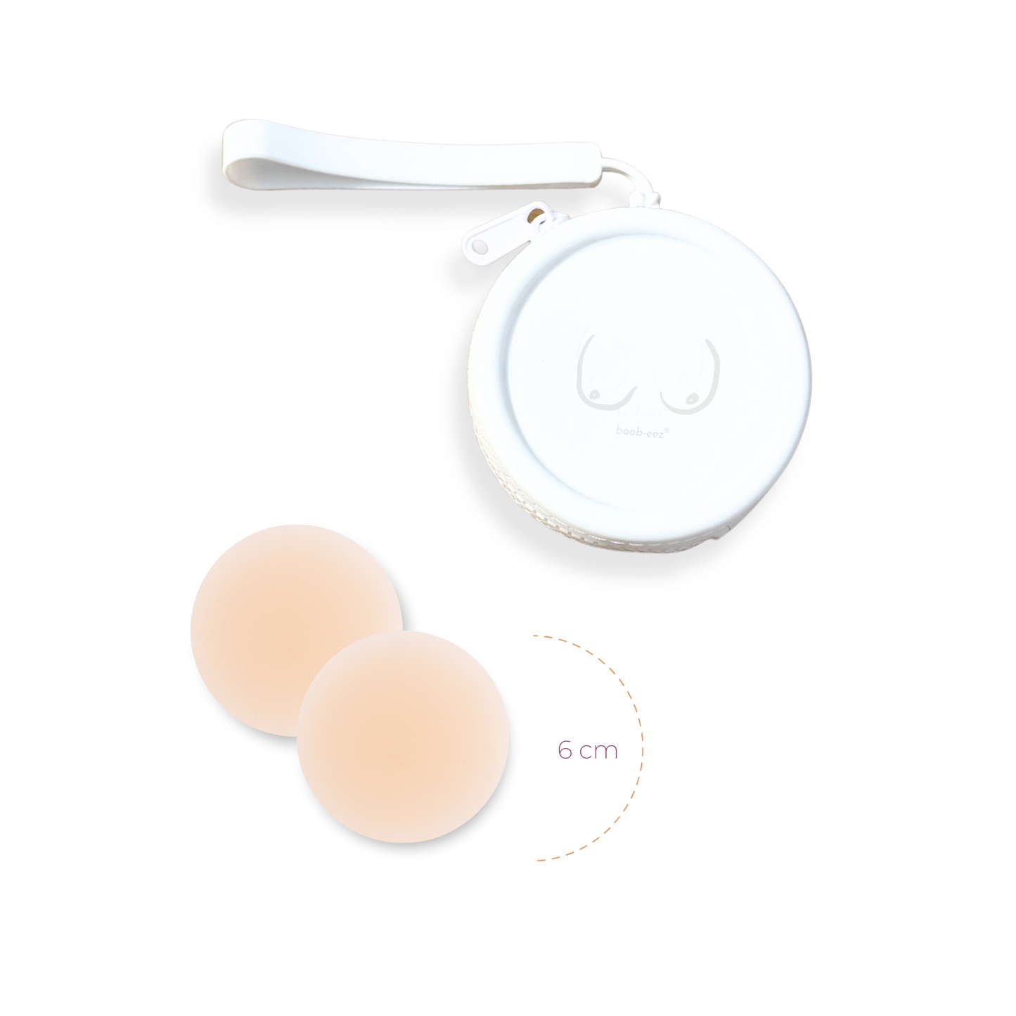 Limited Edition Deluxe Duo in White - Light Nude Nipple Covers
