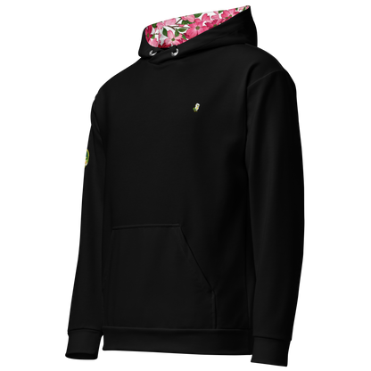 Pink Dogwood Golf Hoodie - Limited Edition Black