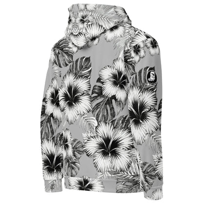 Patikil Hawaiian Hibiscus Golf Hoodie - Premium Brushed Fleece