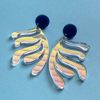 Coral Drop Earrings