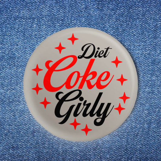Diet Coke Girly Button (1.50")