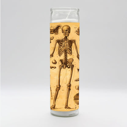 Saint Anatomy Skeleton Candle