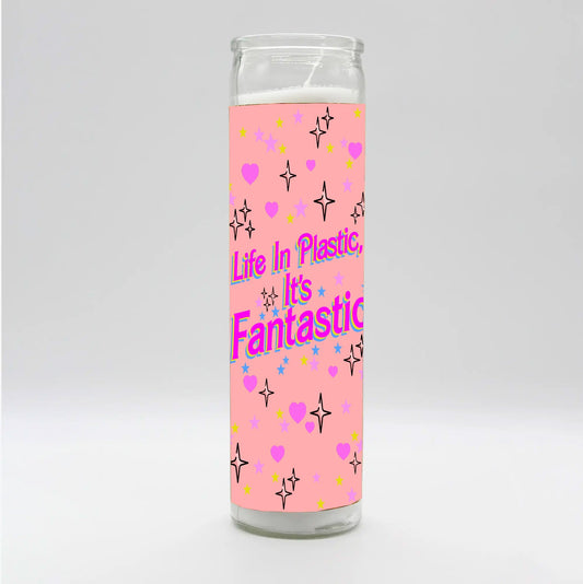 Life In Plastic It's Fantastic Candle