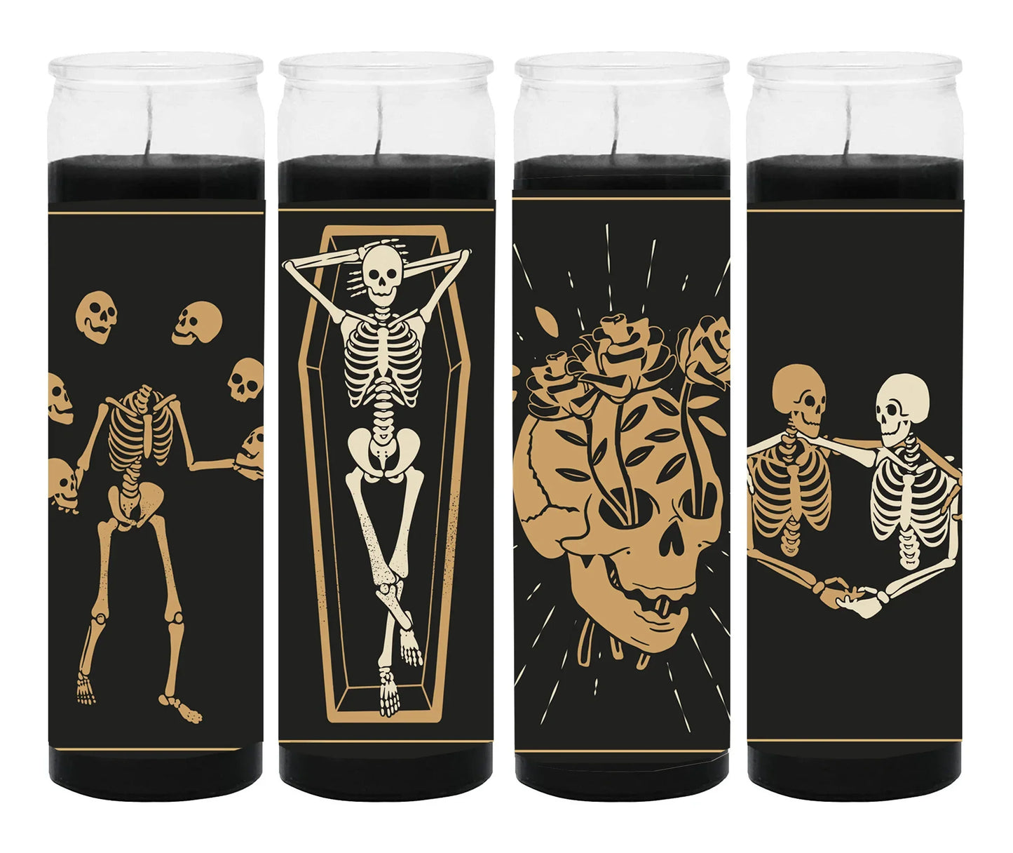 Skull Vibes Black - Complete Candle Set (1 Set)