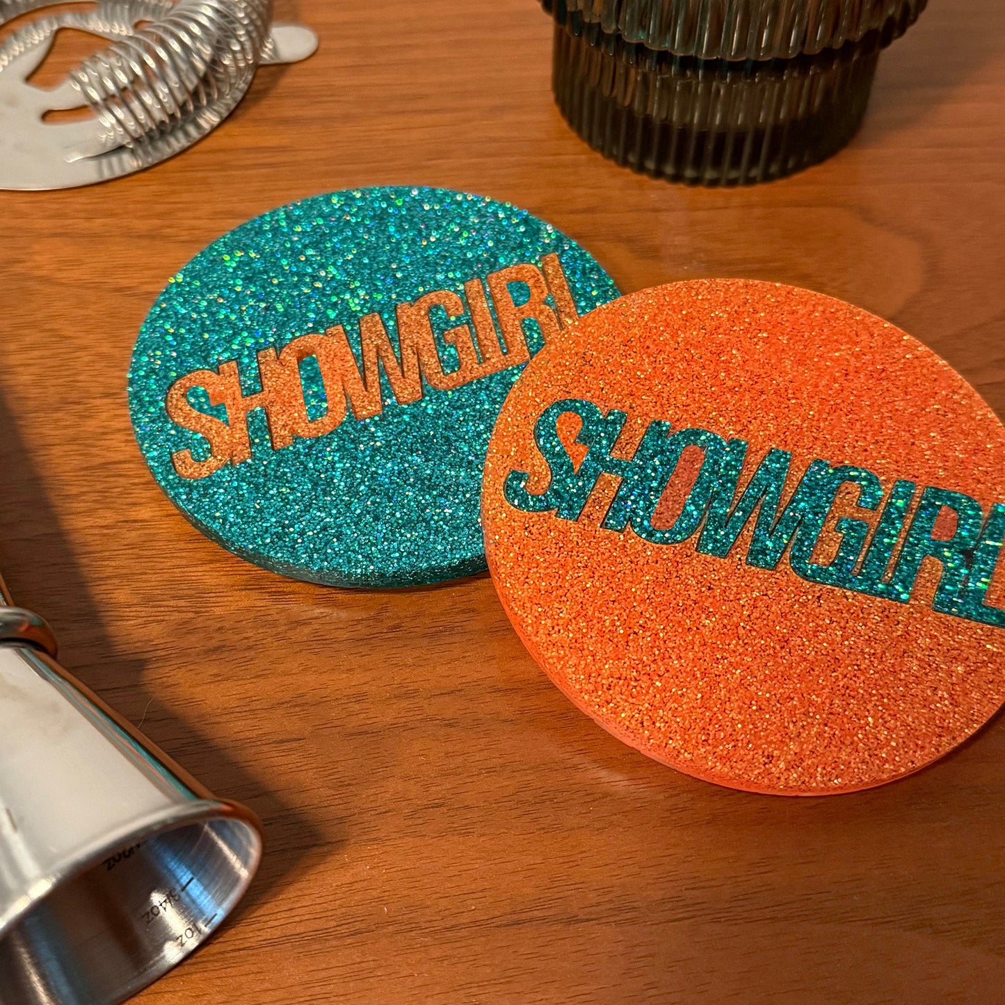 Showgirl Acrylic Drink Coaster