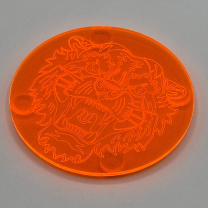 Tiger Acrylic Coaster (Set of 4)
