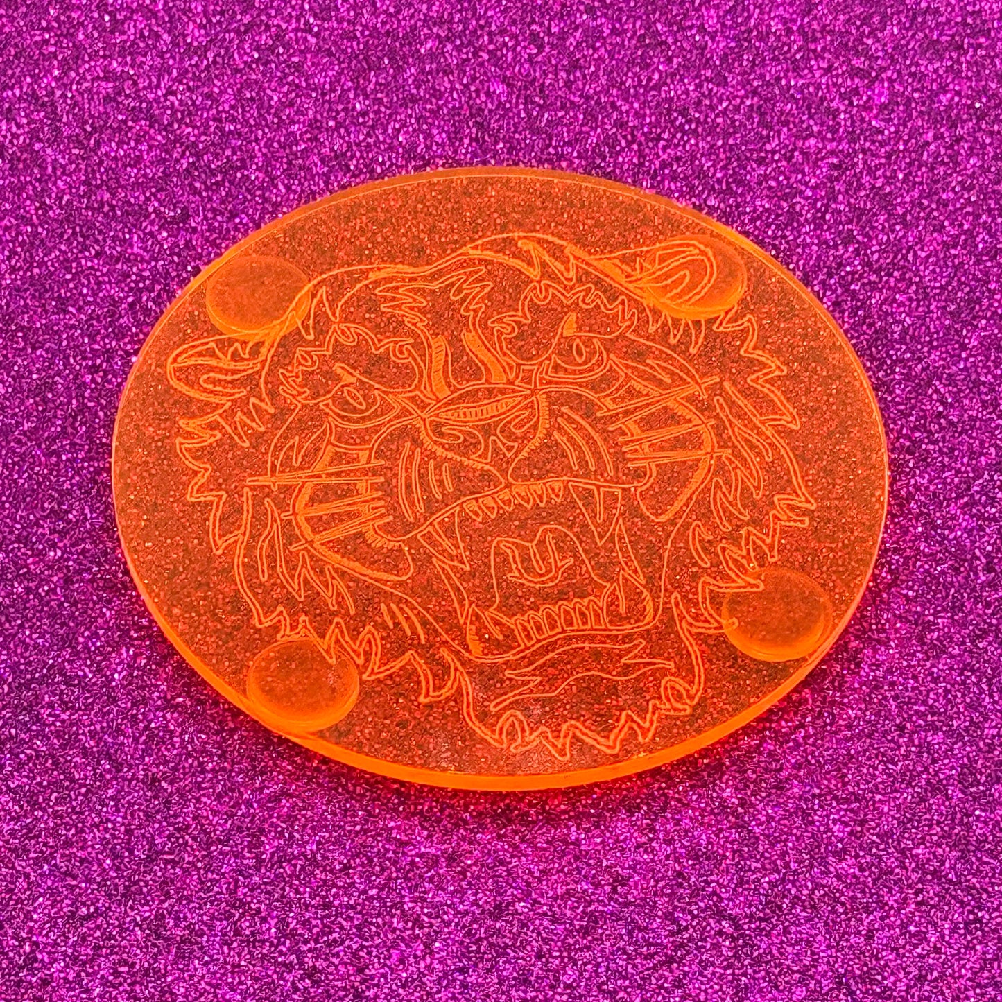 Tiger Acrylic Coaster (Set of 4)