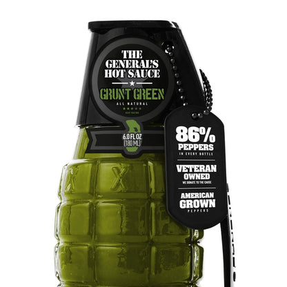 Grunt Green (formerly Marine Green) -The General's Hot Sauce