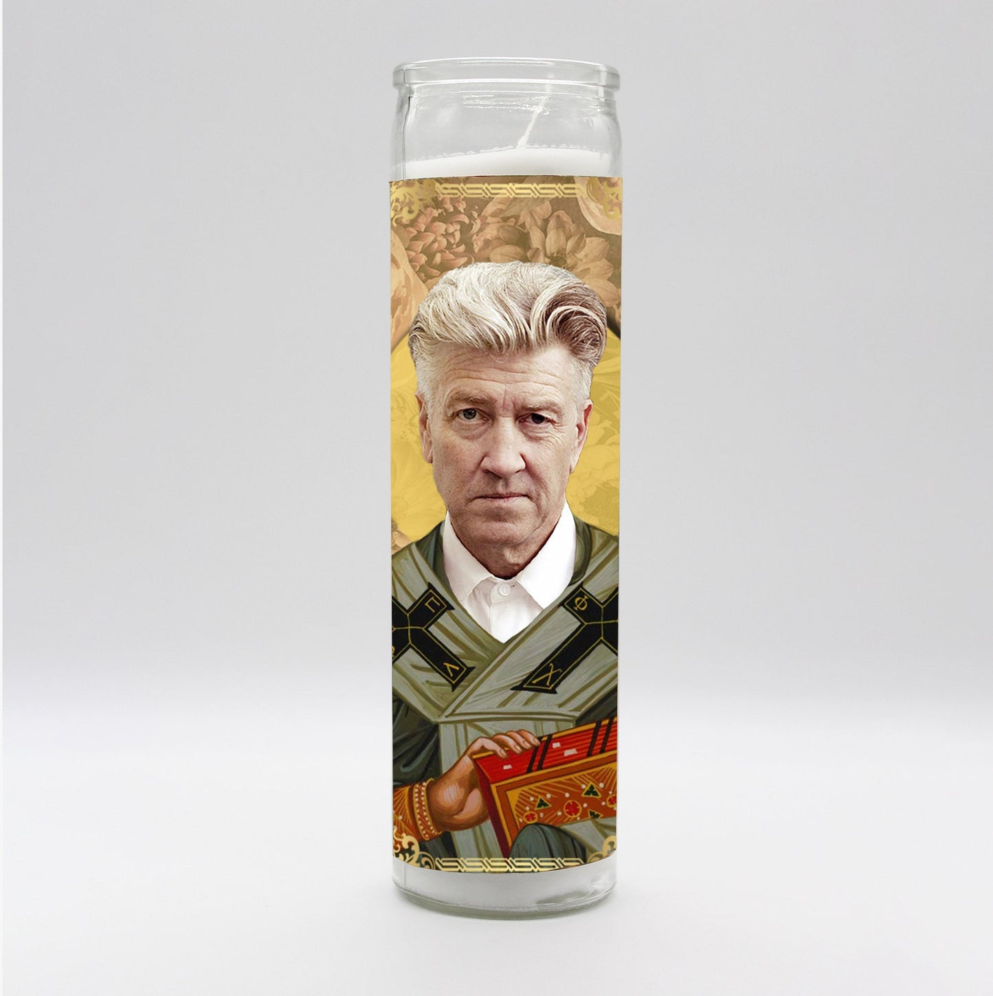 Saint Blue Velvet Candle