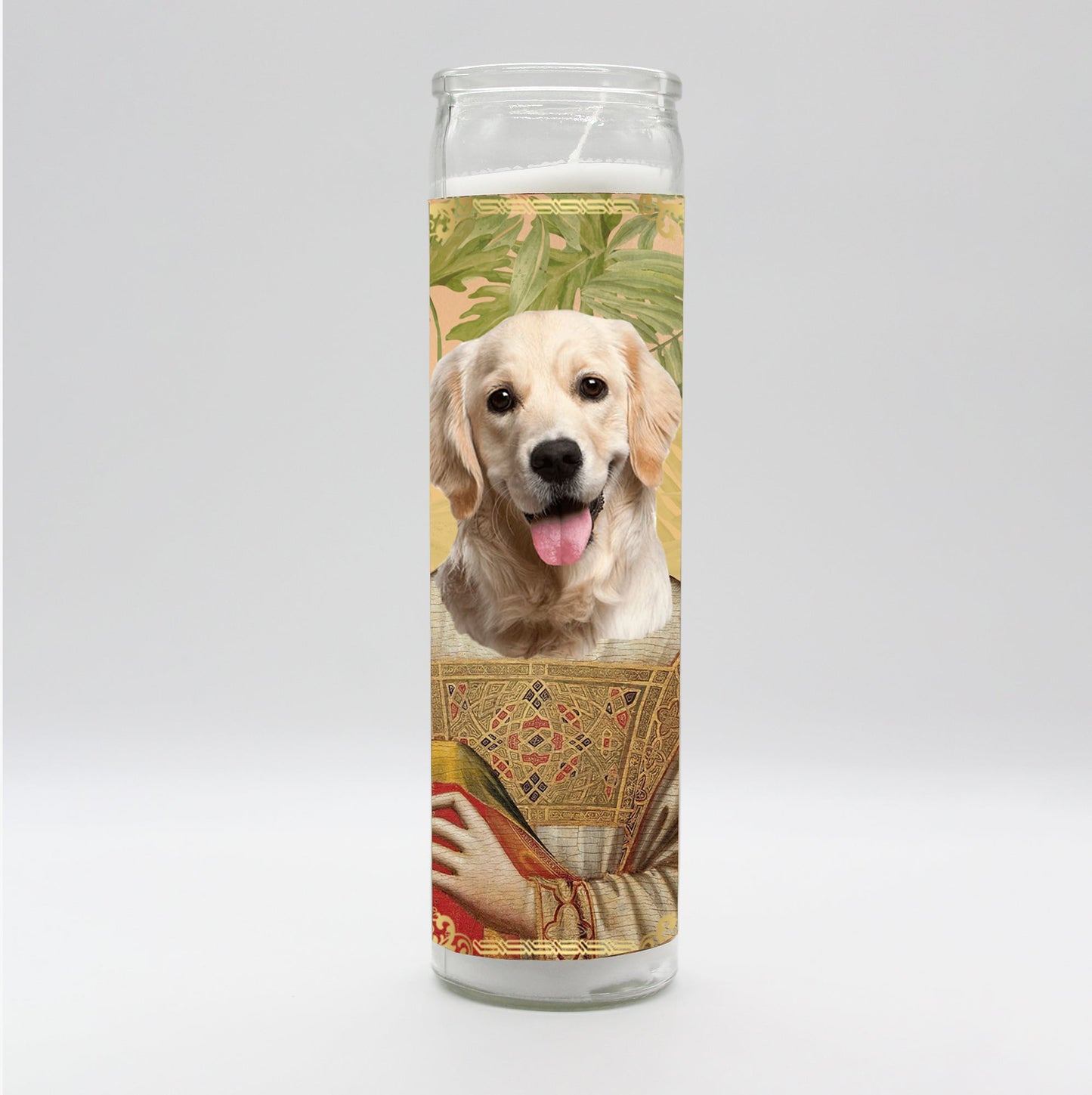 Saint Labrador Dog Candle