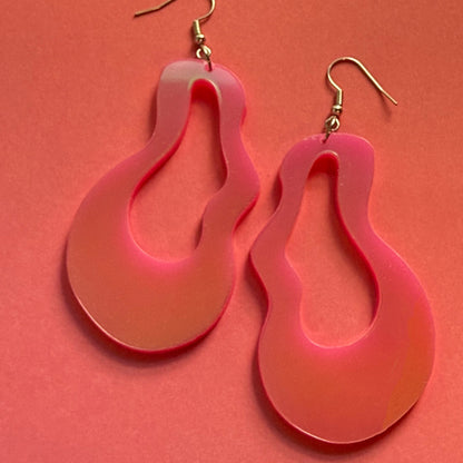 Droplet Iridescent Earrings
