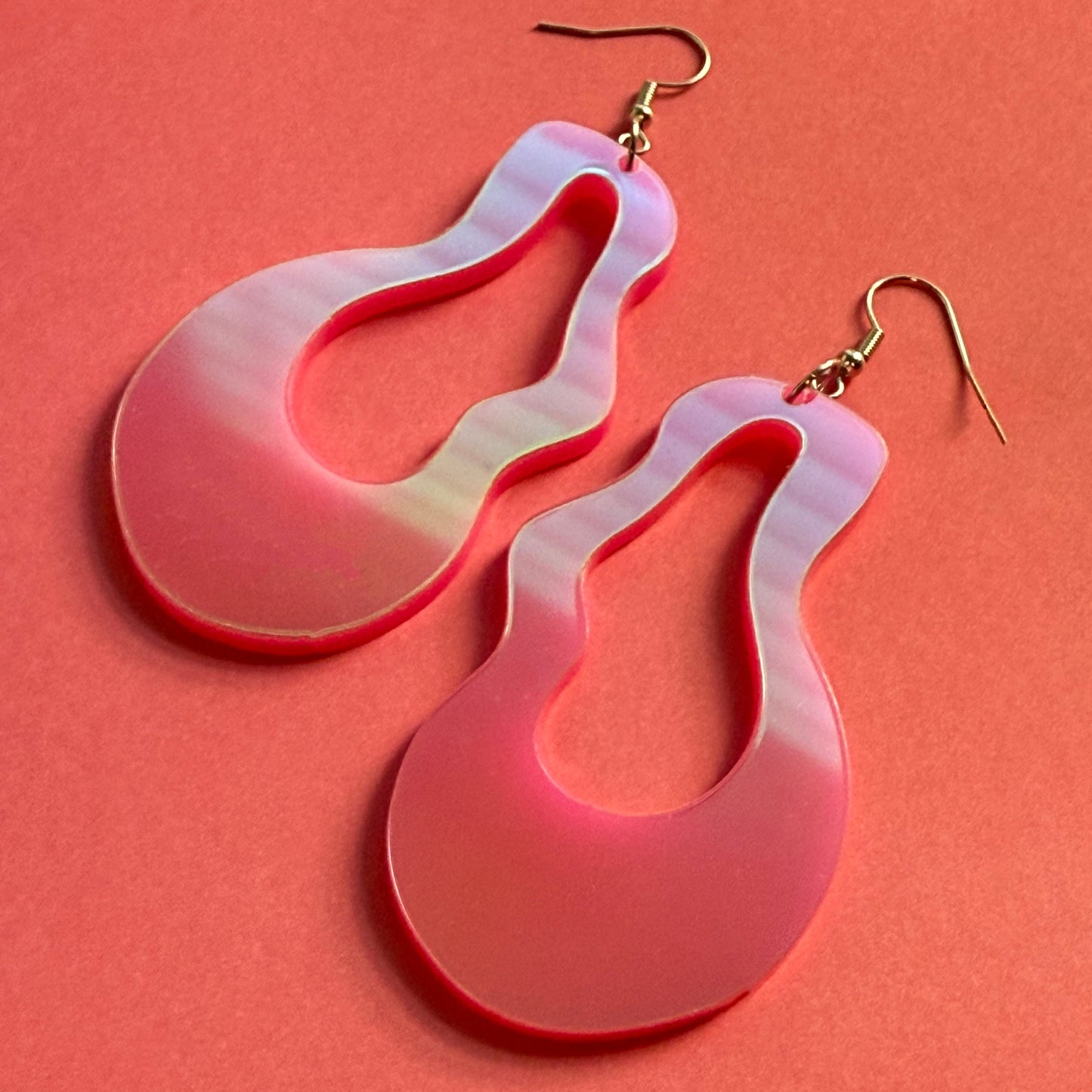 Droplet Iridescent Earrings