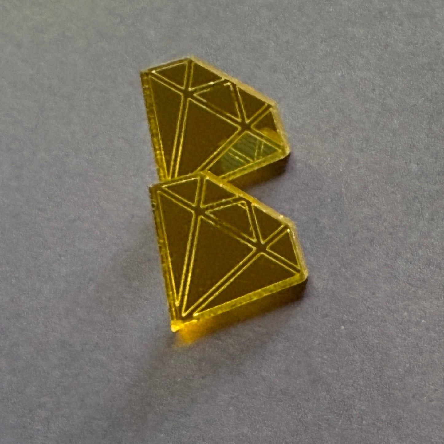 Diamond Design Stud Earrings
