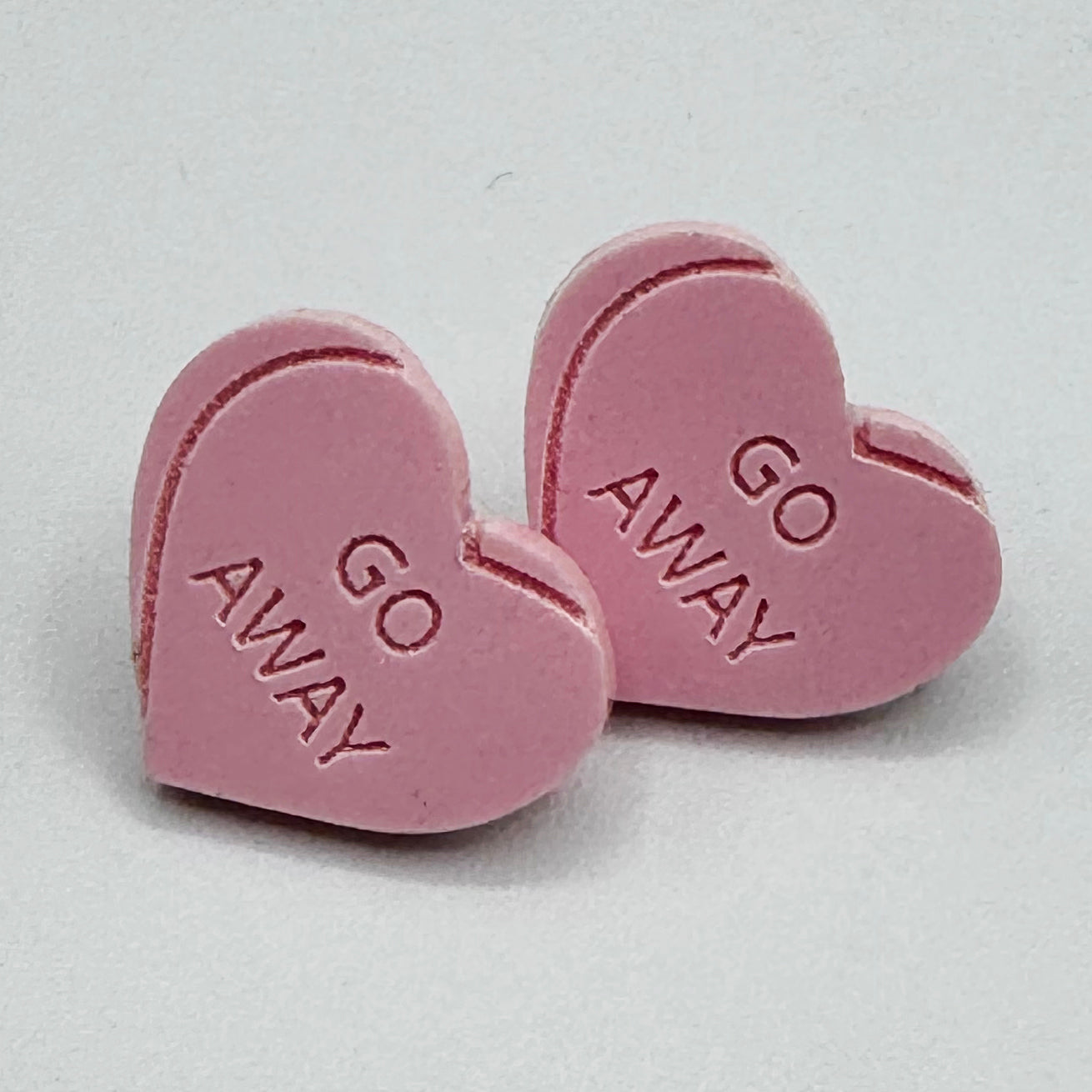 Heart Candy GO AWAY Studs (Multicolor)