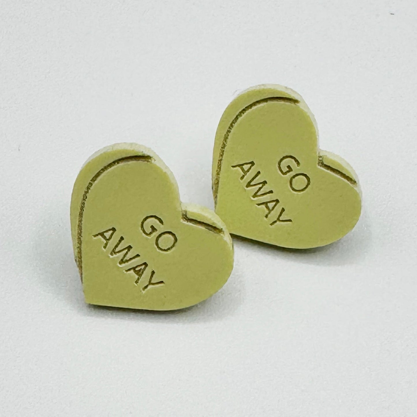 Heart Candy GO AWAY Studs (Multicolor)