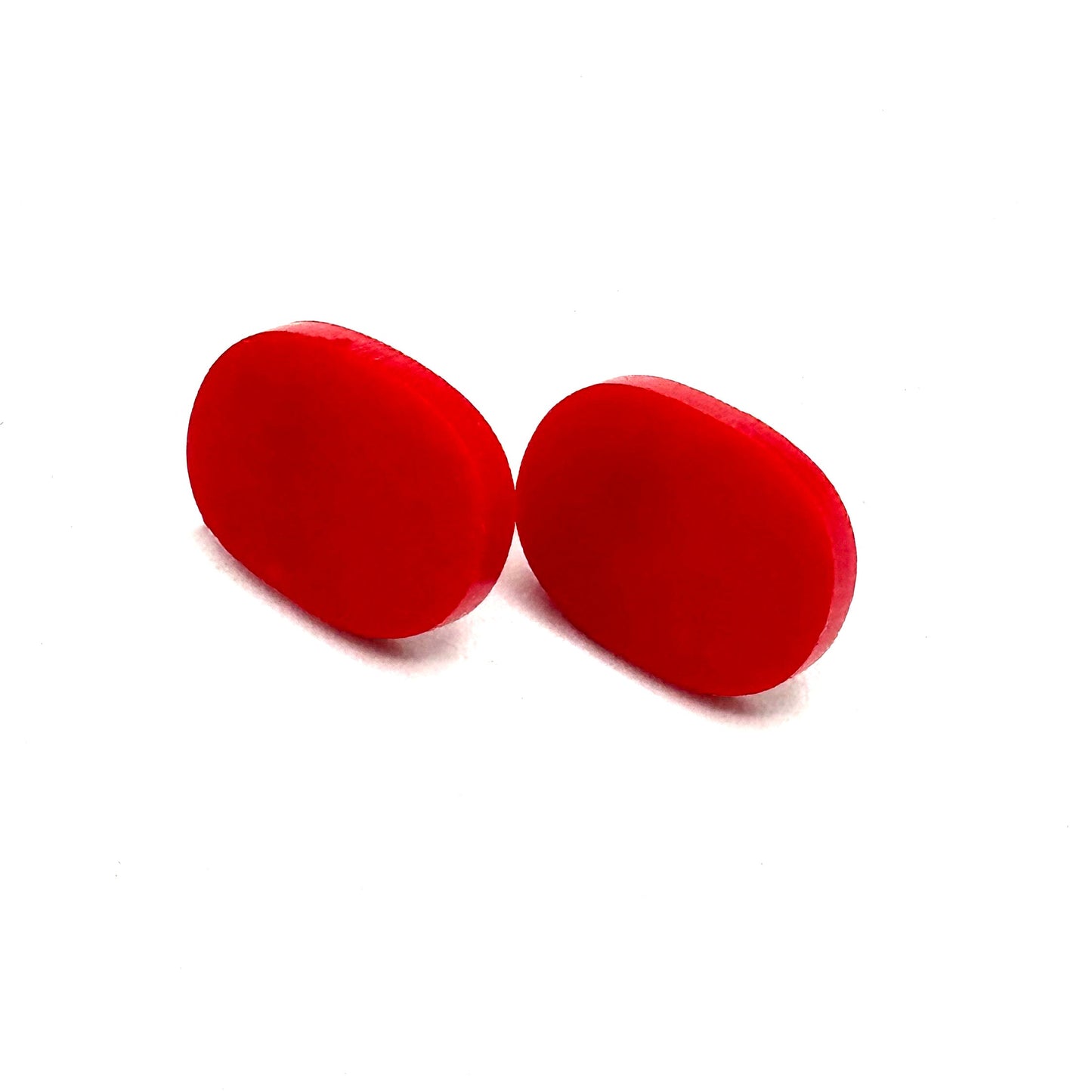 Oval Stud Earrings