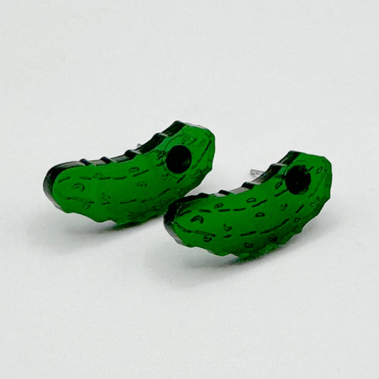 Pickle Stud Earrings