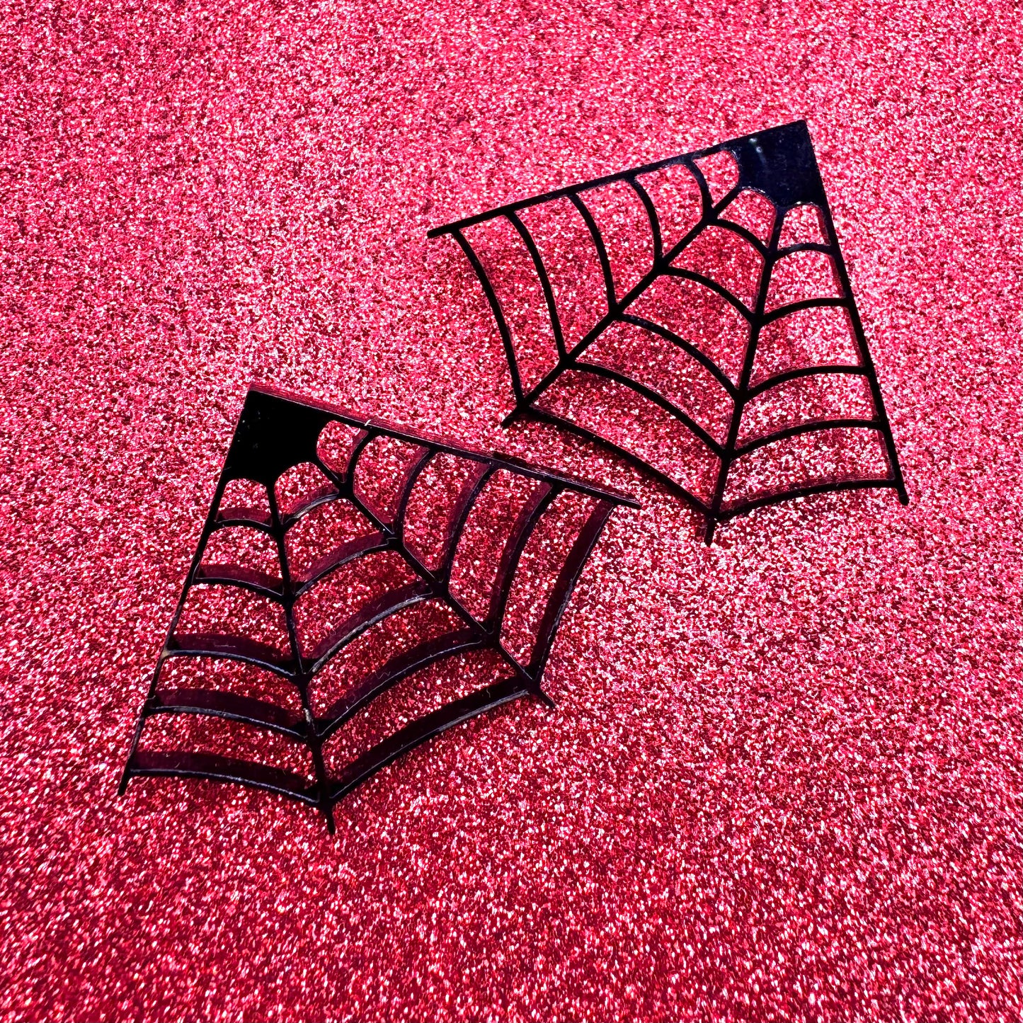 Spider Web Stud Earrings