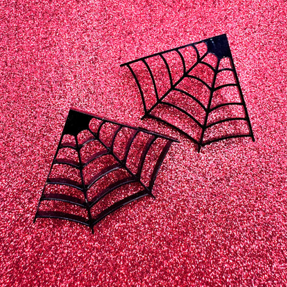 Spider Web Stud Earrings