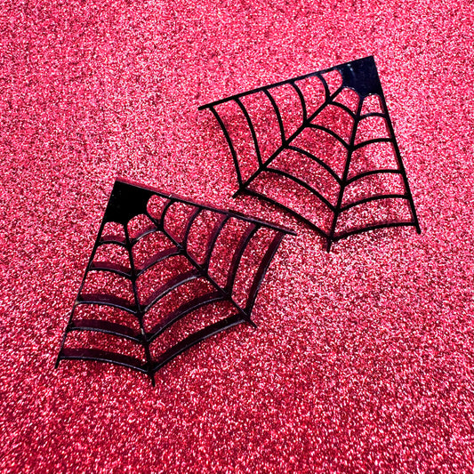 Spider Web Stud Earrings