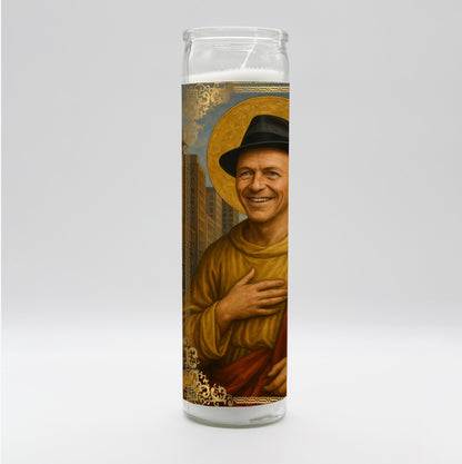 Saint Ol' Blue Eyes Candle