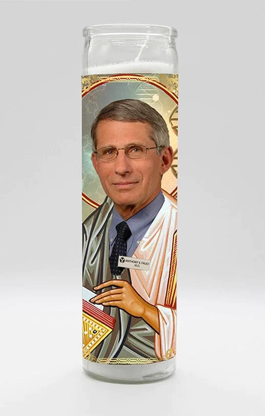 Saint Vaccine King Candle