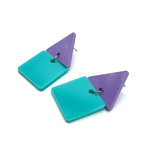 Triangle Drop Earrings