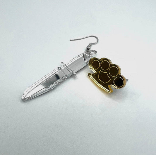 80s Bad Kid Earring Set