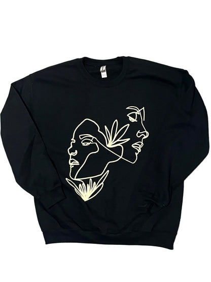 Face Lines Sweatshirt