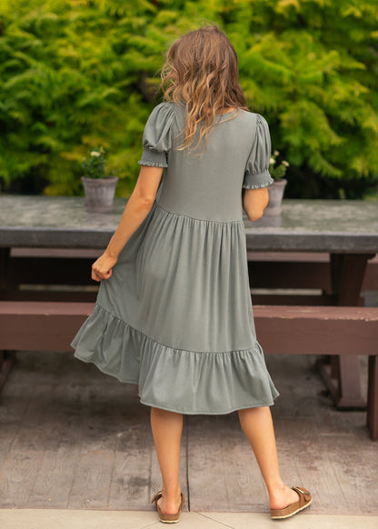 Jess Short Sleeve Midi Dress - FINAL SALE
